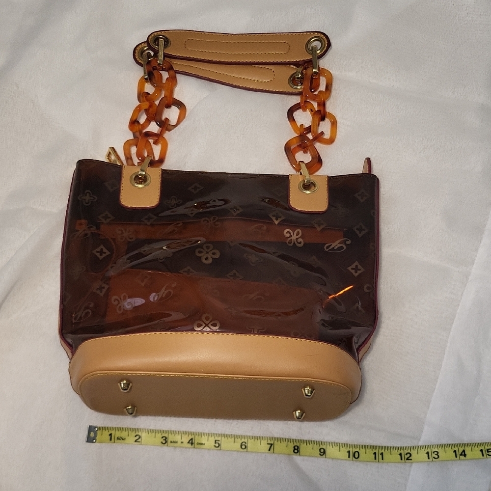 Stylish Brown Designer Tote Bag - Picture 13 of 16